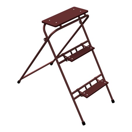 Schake Arbeitstritt, lackiert, 3 Stufen, Breite: 0,60 m Höhe: 1,20 m