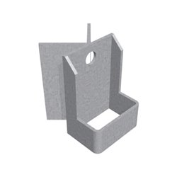 Schake Einhängeschuhe, für Gebäudeecken, mit rückseitigem Winkel