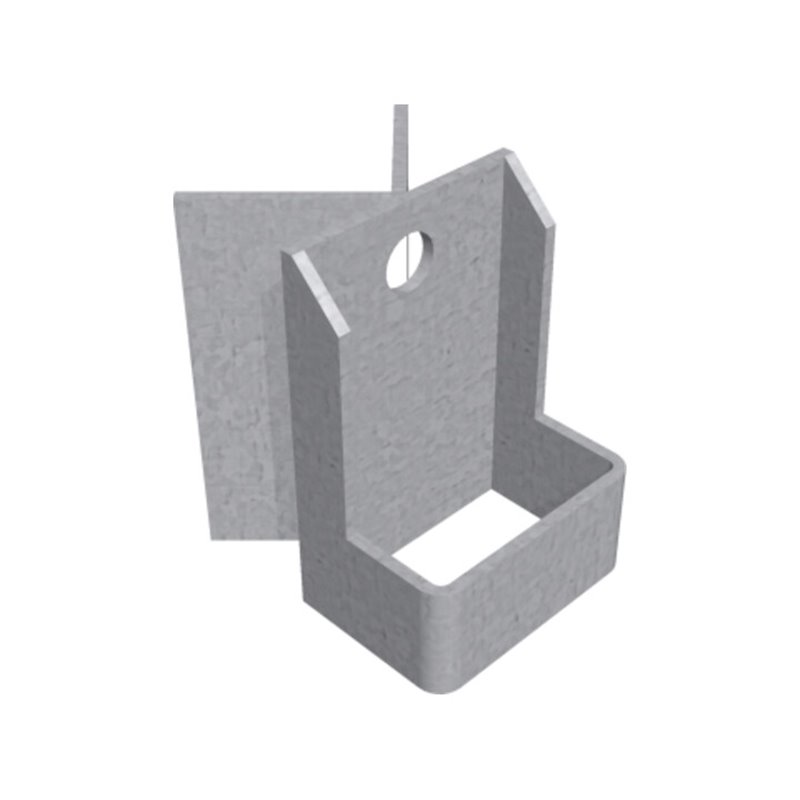 Schake Einhängeschuhe, für Gebäudeecken, mit rückseitigem Winkel