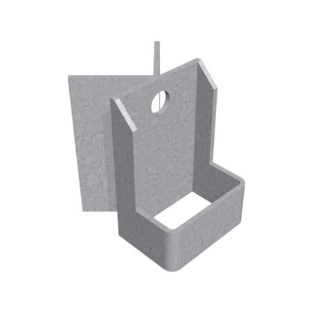 Schake Einhängeschuhe, für Gebäudeecken, mit rückseitigem Winkel