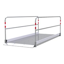 Schake Grabenbrücken aus Aluminium mit Bodenplatte aus Stahl, Breite: 1,20 m, Länge: 3,20 m