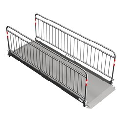 Schake Grabenbrücke „Secure” aus Aluminium, Breite: 1,00 m, Länge: 3,20 m