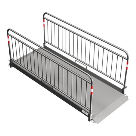 Schake Grabenbrücke „Secure” aus Aluminium, Breite: 1,00 m, Länge: 2,70 m