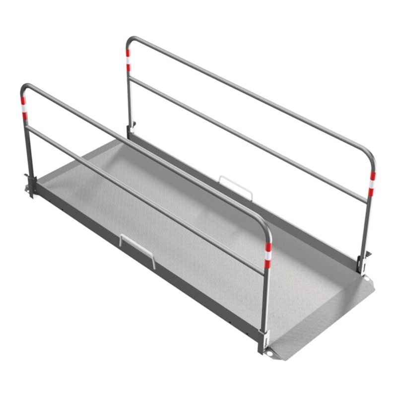 Schake Grabenbrücke aus Aluminium, Breite: 1,00 m, Länge: 2,70 m