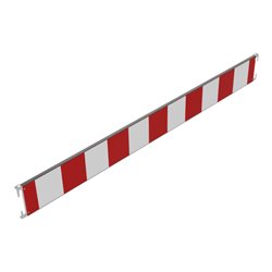 Schake Absperrschranke nach TL, Länge: 2,40 m, Höhe: 250 mm