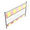 Schake Schrankenzaun nach TL, Länge: 1,60 m, Folie Typ 1, rot / gelb