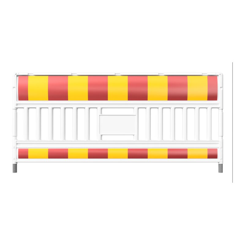 Schake EURO3 SCHRANKENZAUN 2,00m Typ Ultra, ohne Lampenadapter, mit Folie Typ 3, rot / gelb