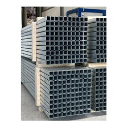 Schake Schaftrohr 40 x 40 mm verzinkt, Länge: 2,50 m