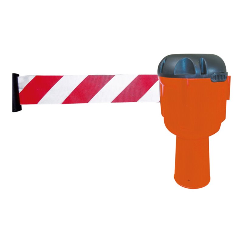 Schake Absperrgurt, mit 12 Metern Absperrgurt, rot / weiß