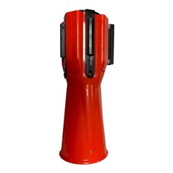 Schake Absperrgurt, mit 3 Metern Absperrgurt, rot / weiß