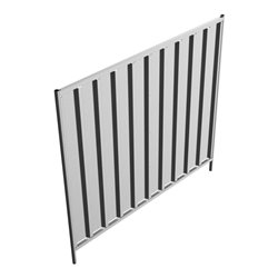 Schake Mobilzaun Trapez, verzinkt, Höhe: 2,0 m