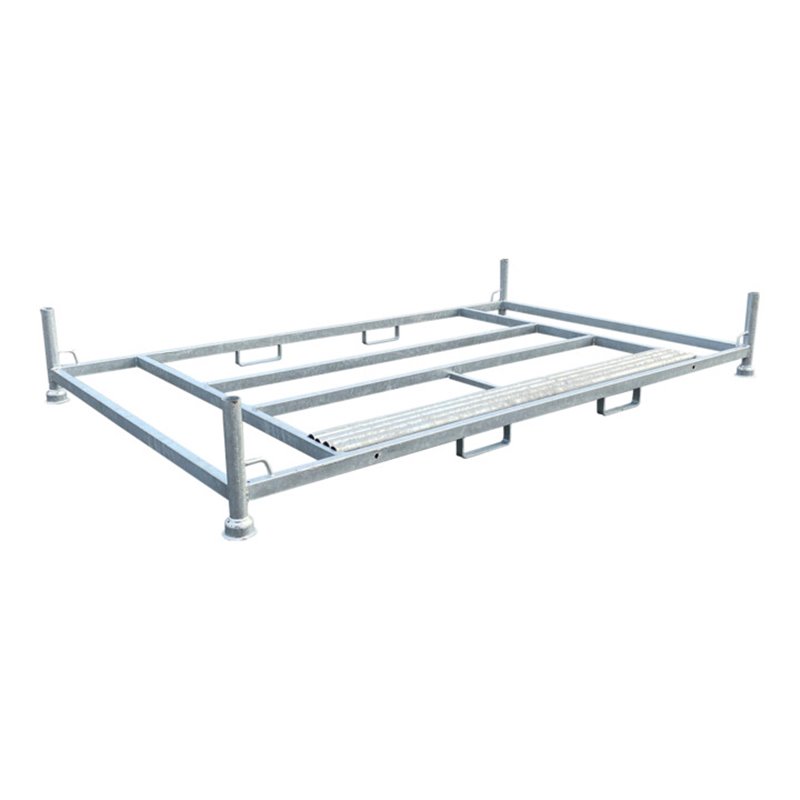 Schake Bauzauntraverse für flache Lagerung, bis 30 Zäune, Gesamthöhe 1,20 m