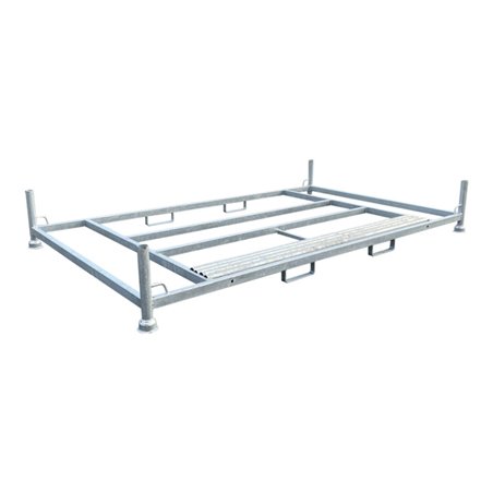 Schake Bauzauntraverse für flache Lagerung, bis 30 Zäune, Gesamthöhe 1,20 m