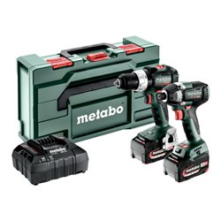 Metabo Akku Combo Set 2.8.8 18V SB 18 LT BL + SSD 18 LT 200 BL metaBOX 145 L