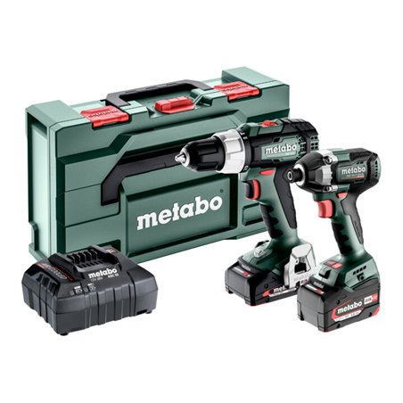 Metabo Akku Combo Set 2.8.6 18V SB 18 L + SSD 18 LT 200 BL metaBOX 145 L