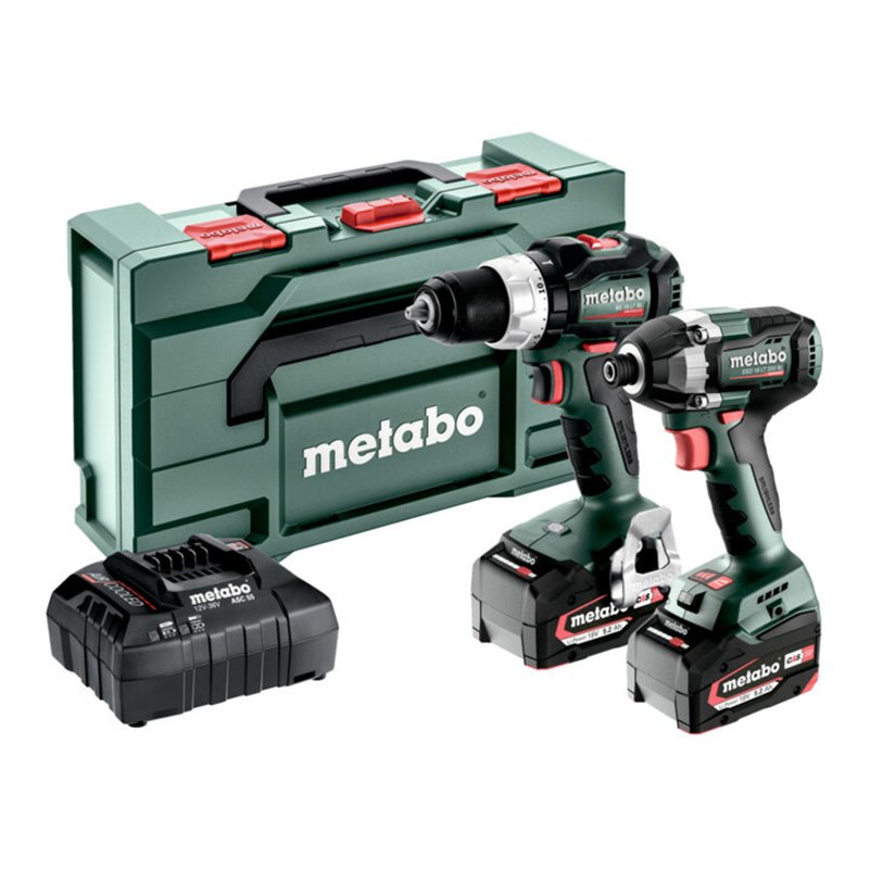 Metabo Akku Combo Set 2.8.4 18V BS 18 LT BL + SSD 18 LT 200 BL metaBOX 145 L