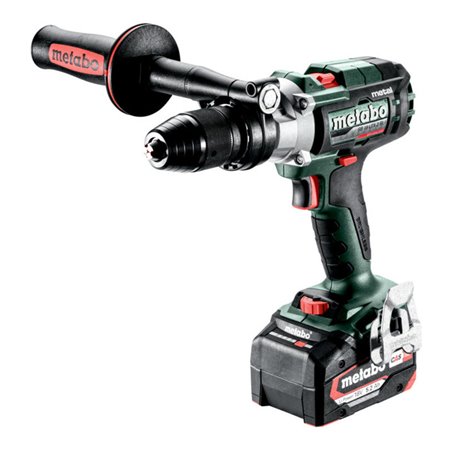 Metabo Akku-3-Gang-Schlagbohrschrauber SB 18 LTX-3 BL I Metal metaBOX 145 L 18V 2x5.2Ah Li-Power + ASC 55