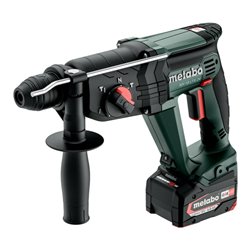 Metabo Akku-Kombihammer KH 18 LTX 24 metaBOX 165 L 18V 2x4Ah Li-Power + ASC 55
