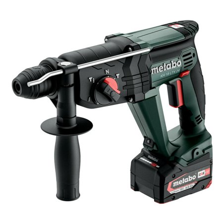 Metabo Akku-Kombihammer KH 18 LTX 24 metaBOX 165 L 18V 2x4Ah Li-Power + ASC 55
