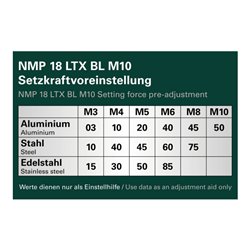 Metabo Akku-Nietmutternpistole NMP 18 LTX BL M10 metaBOX 145 M