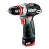 Metabo Akku-Bohrschrauber PowerMaxx BS BL Q Kunststoffkoffer 12V 2x2Ah Li-Power + LC 40