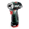 Metabo Akku-Bohrschrauber PowerMaxx BS BL Q Kunststoffkoffer 12V 2x2Ah Li-Power + LC 40