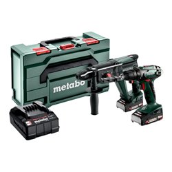Metabo Akku Combo Set 2.3.2 18 V BS 18 + KH 18 LTX 24 metaBOX 165 L