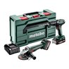 Metabo Akku Combo Set 2.4.4 18 V SB 18 + W 18 L 9-125 metaBOX 165 L