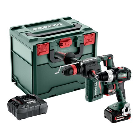 Metabo Akku Combo Set 2.4.8 18 V BS 18 LT BL + KH 18 LTX BL 24 Q metaBOX 340