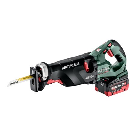 Metabo Akku-Säbelsäge SSEP 18 LTX BL MVT metaBOX 165 L 18V 2x8Ah LiHD + ASC 145