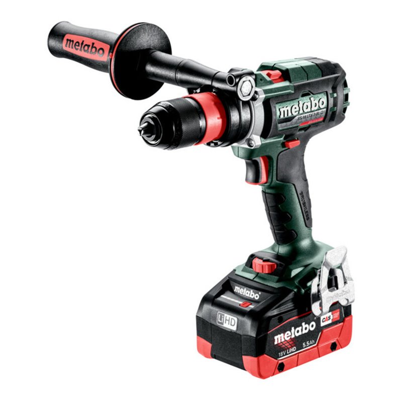 Metabo Akku-3-Gang-Bohrschrauber BS 18 LTX-3 BL Q I metaBOX 145 L 18V 2x5.5Ah LiHD + ASC 145