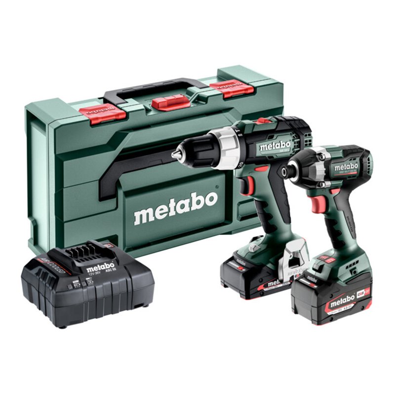 Metabo Akku Combo Set 2.8.2 18V BS 18 L + SSD 18 LT 200 BL metaBOX 145 L