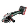 Metabo Akku-Winkelschleifer WB 18 LT BL 11-125 Quick metaBOX 165 L 18V 2x5.5Ah LiHD + ASC 145