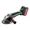 Metabo Akku-Winkelschleifer WB 18 LT BL 11-125 Quick metaBOX 165 L 18V 2x8Ah LiHD + ASC 145