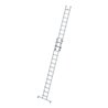 Munk Stufen-Schiebeleiter 2-teilig mit nivello®-Traverse 1x14 + 1x10 Stufen