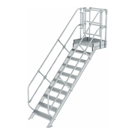 Munk Treppen-Modul Aluminium geriffelt 10 Stufen