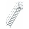 Munk Treppen-Modul Aluminium geriffelt 12 Stufen