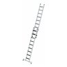 Munk Stufen-Schiebeleiter 2-teilig mit nivello®-Traverse und clip-step R13 2x9