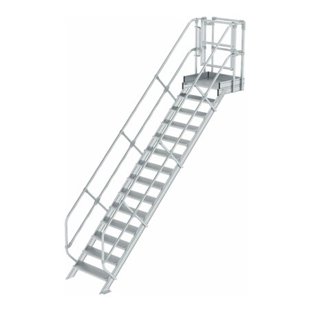 Munk Treppen-Modul Aluminium geriffelt 14 Stufen