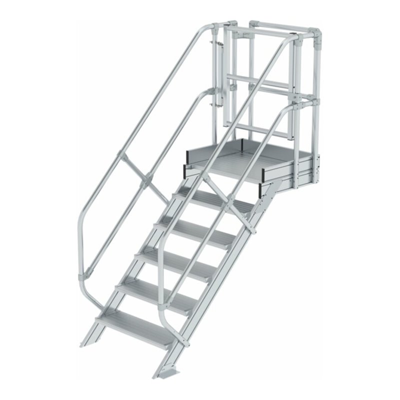 Munk Treppen-Modul Aluminium geriffelt 6 Stufen