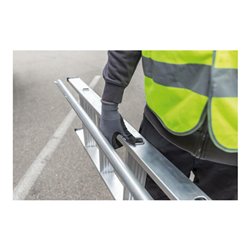 Munk Stufen-Anlegeleiter LKW 5 Stufen, inkl. Magnet-Montagesatz inkl. Ausstiegsholm links