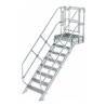 Munk Treppen-Modul Aluminium geriffelt 8 Stufen