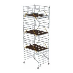 Munk Klappgerüst SG mit Dreifach-Plattform Plattformhöhe 6,43 m