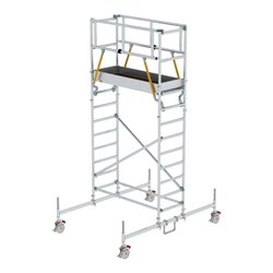 Munk Rollgerüst SG 0,75 x 1,80 m mit Fahrbalken Plattformhöhe 3,26 m