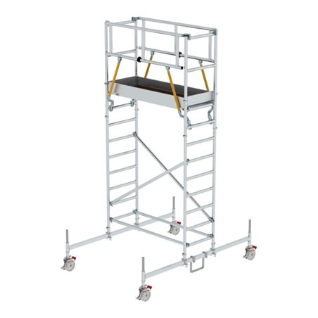 Munk Rollgerüst SG 0,75 x 1,80 m mit Fahrbalken Plattformhöhe 3,26 m