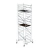 Munk Rollgerüst 1,35 x 1,80 m mit Fahrbalken & Doppel-Plattform Plattformhöhe 5,45 m