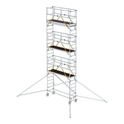 Munk Rollgerüst SG 0,75 x 2,45 m mit Ausleger Plattformhöhe 6,43 m