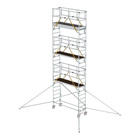 Munk Rollgerüst SG 0,75 x 2,45 m mit Ausleger Plattformhöhe 6,43 m