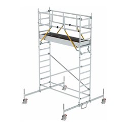 Munk Rollgerüst SG 0,75 x 2,45 m mit Fahrbalken Plattformhöhe 3,26 m