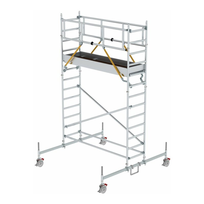 Munk Rollgerüst SG 0,75 x 2,45 m mit Fahrbalken Plattformhöhe 3,26 m